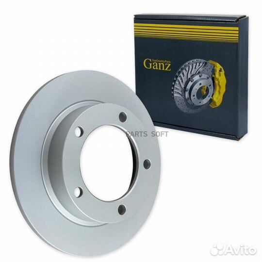 Ganz GIJ10121 Диск тормозной ваз 2121-21213 перед