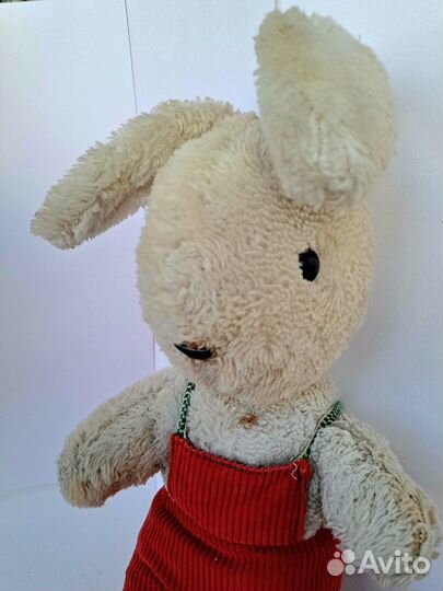 Мягкая игрушка зайка СССР