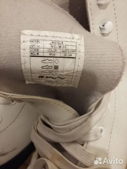 Коньки фигурные 38 и хоккейные Nordway 37