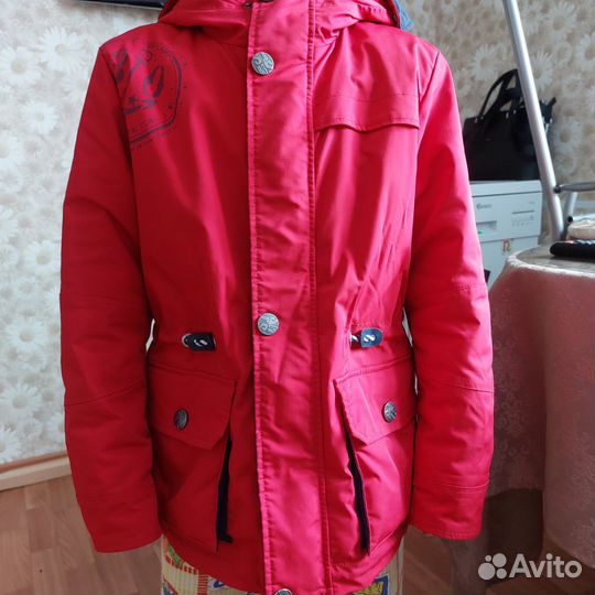 Парка детская 128 134 куртка демисезонная