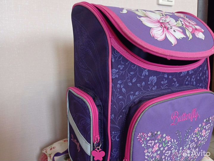 Ранец школьный для девочки бу