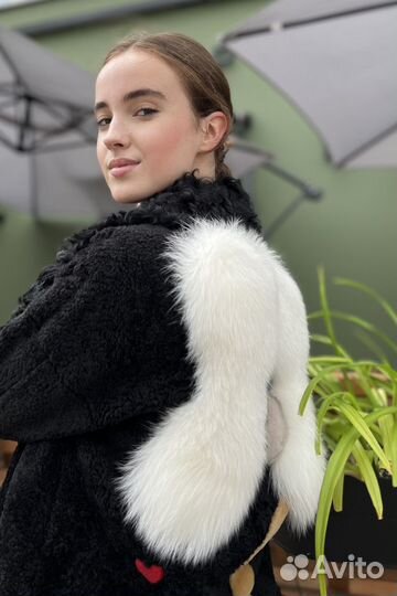 Дубленка натуральная овчина женская 44-46