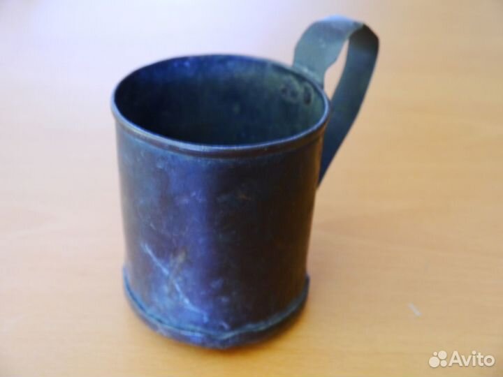 Бруттальный подстаканник-кружка из бронзы, ВОВ