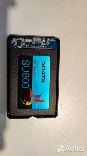 Ssd adata su800 512gb + корпус