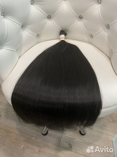 Волосы для наращивания,70см, тон1Б, прямые