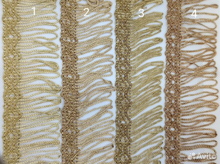 Бахрома 32 оттенка декоративная