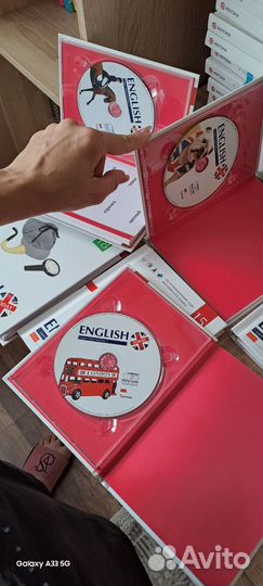 Учебники по английскому,с дисками