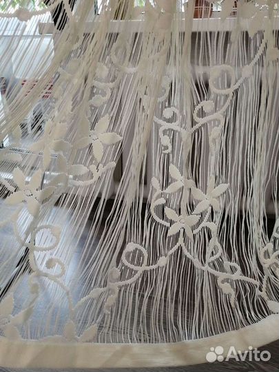 Новый Тюль(штора) готовая 3м на 2,5м Скидка