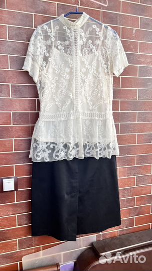 Блузка и юбка Promod 46 размер