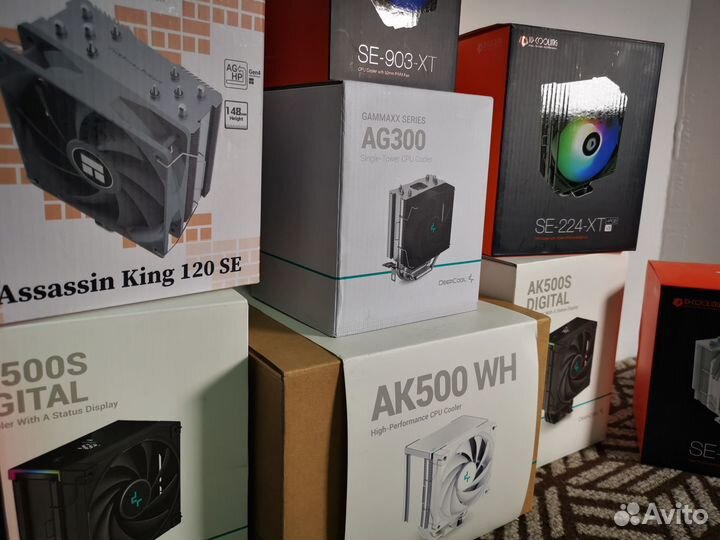 Воздушное охлаждение процессора новое