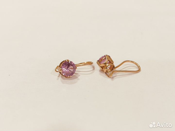 Серьги золотые 585-583 проба