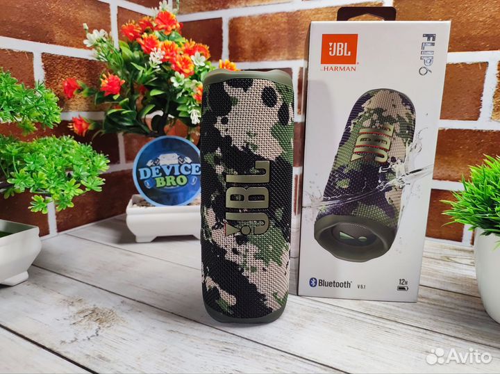 Блютуз колонка JBL Flip 6 GG Camouflage Оригинал