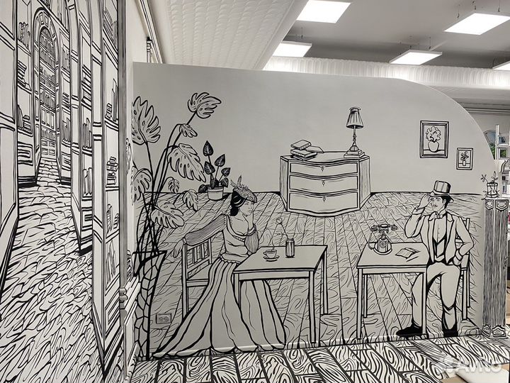 Художник оформитель Роспись стен