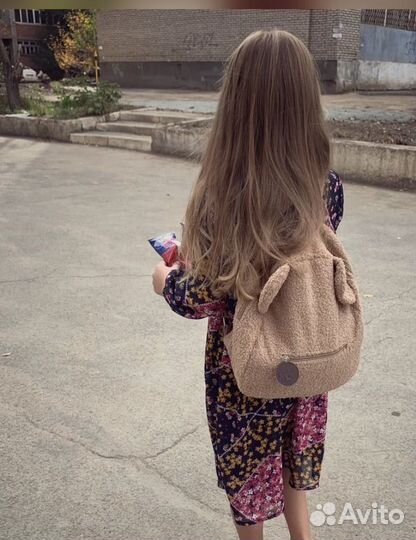 Детский рюкзак плюшевый