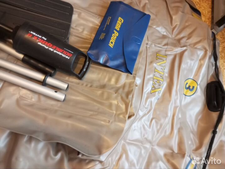 Intex Надувная трёхместная лодка Excursion 3