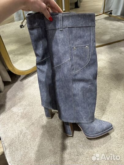 Сапоги женские Деним