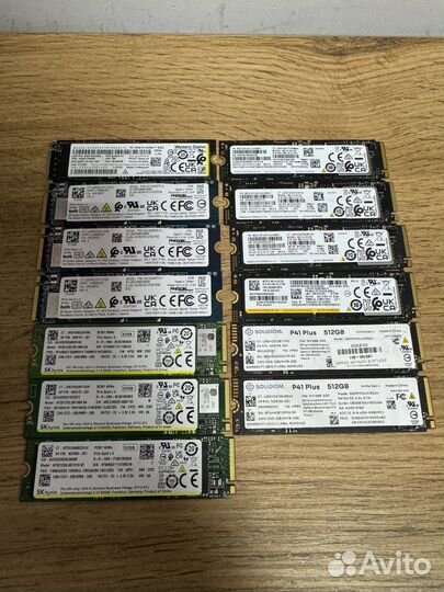 SSD m.2 Nvme 512Gb Samsung, WD, Hynix и т.д, новые