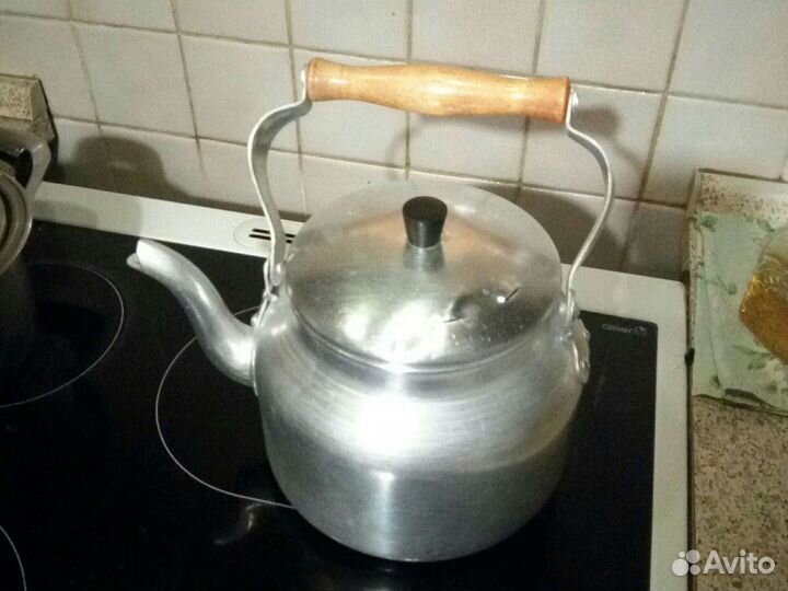 Чайник из алюминия. СССР. Рабочий. 3 л