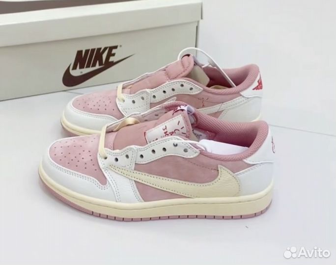 Travis Scott x Air Jordan 1 Low OG 'Shy Pink'