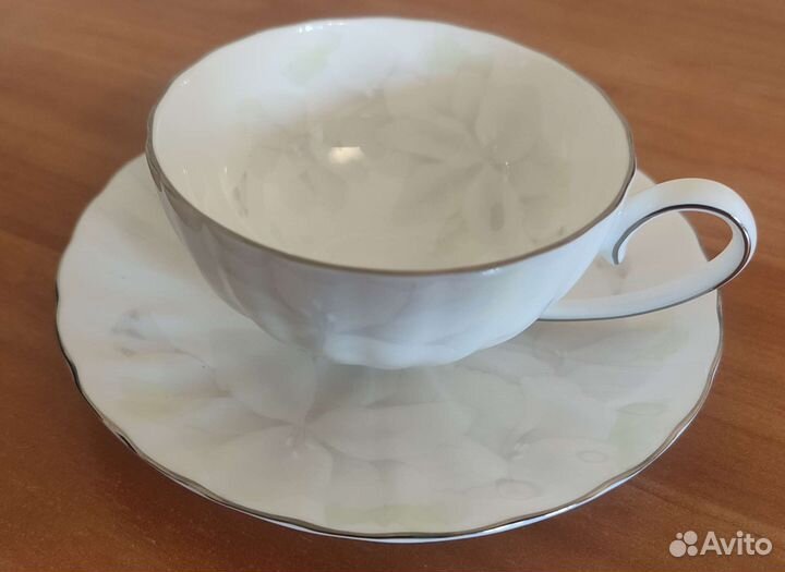 Чашка с блюдцем Магнолия