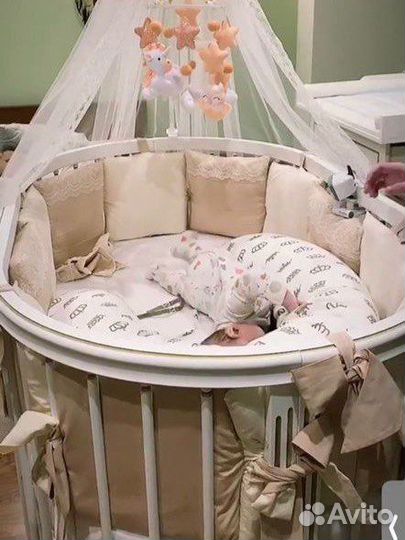 Балдахин, бортики и одеяло