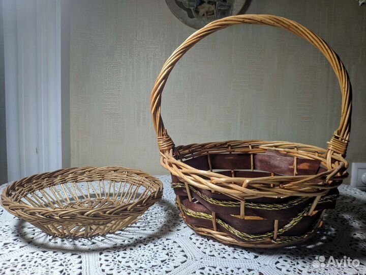 Корзина плетеная,лоза