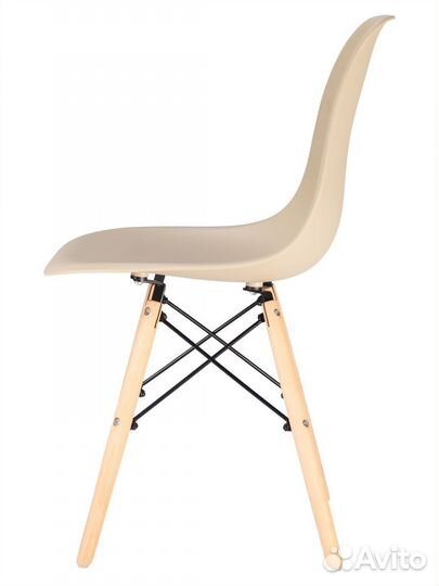 Стул в стиле eames DSW, бежевый