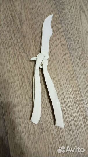 Картонный нож бабочка