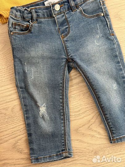 Джинсы свитер zara 74 р