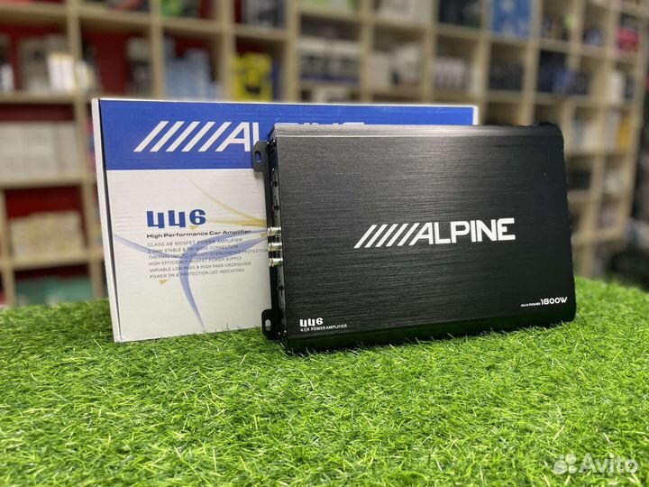 Усилитель звука Alpine 4 канальный