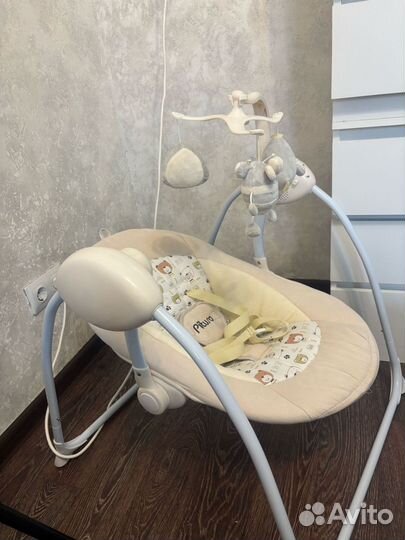Детские электронные качели для новорожденных
