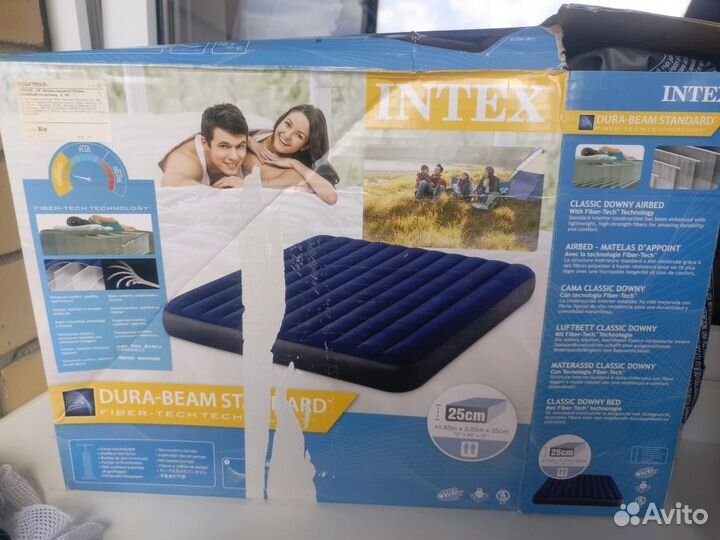 Надувной матрас intex