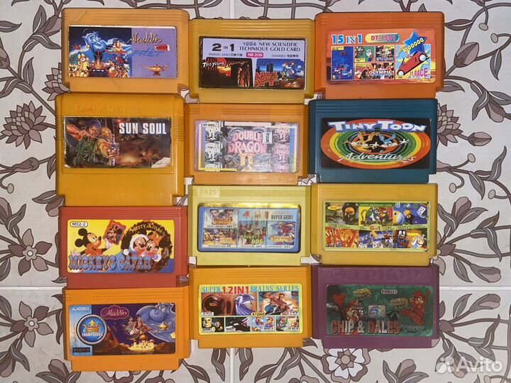 Картриджи для dendy 8 bit