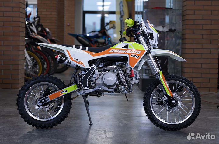 Питбайк детский 125 PitonMoto PX4 полуавтомат