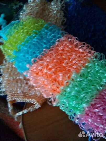 Мочалка вязаная