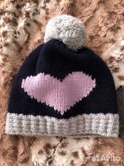 Шапки зимние на девочку 8-12 лет р 54-56