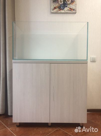 Аквариум стекло Optiwhite 180л + тумба