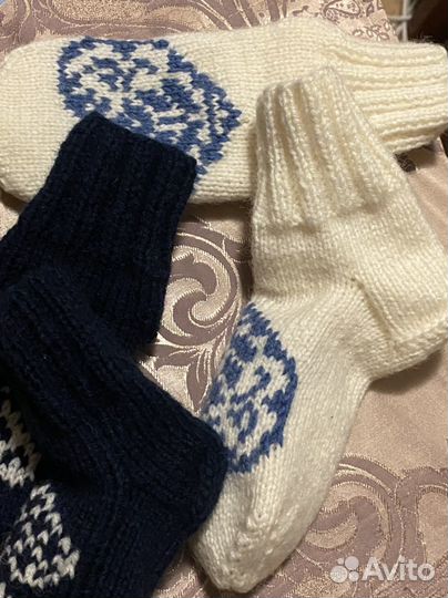 Носки вязаные детские