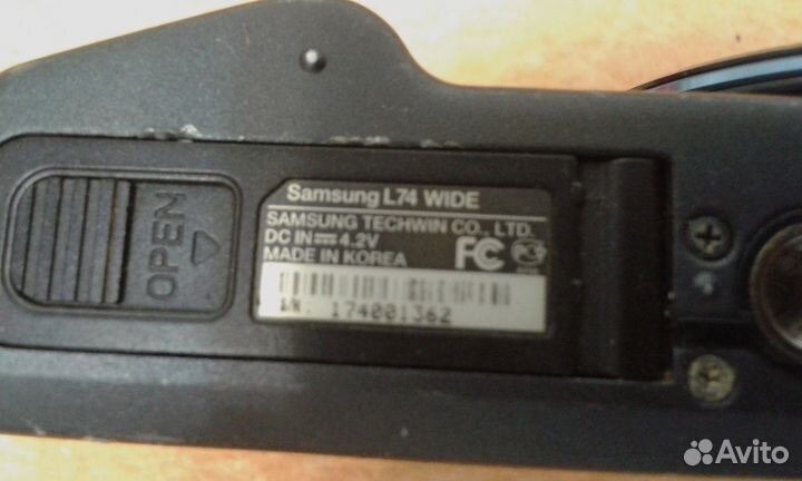 Фотоаппарат цифровой Samsung L74 wide под ремонт