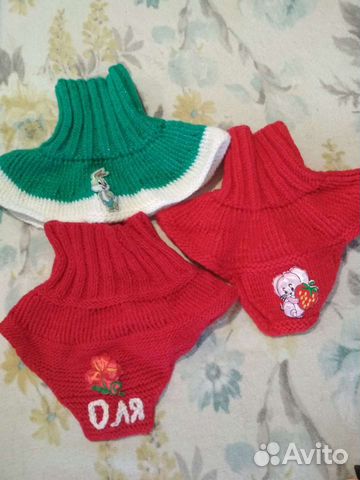 Манишка чистошерстяная