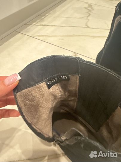 Полусапоги женские демисезонные натуральная замша