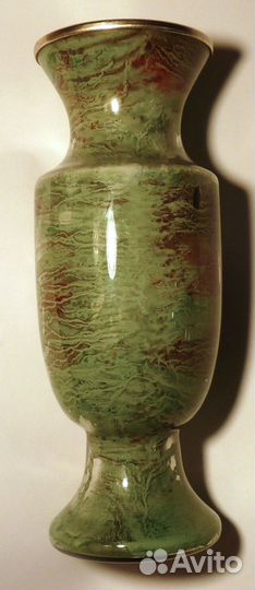 Ваза стекло алюминий Москва СССР