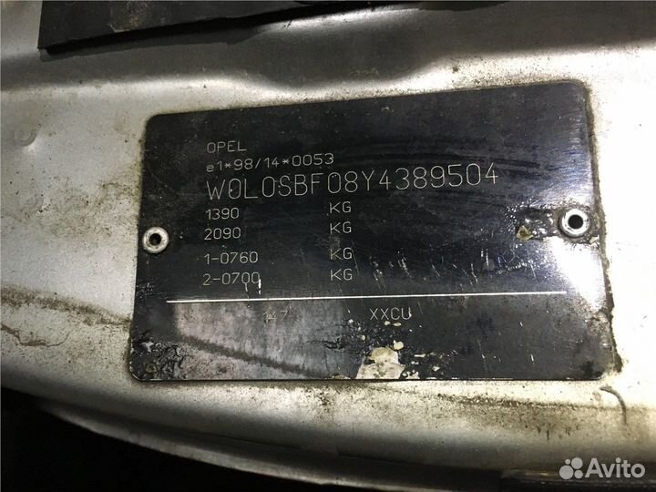 Разбор на запчасти Opel Corsa B