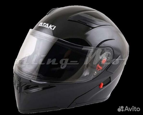 Шлем модуляр ataki JK902 solid черный матовый купить в Краснодаре | Авито