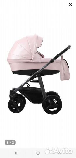 Коляска 2 в 1 экокожа новая
