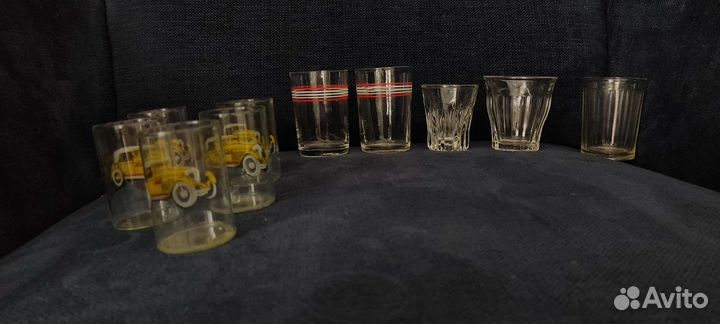 Цветное молочное стекло/керамика винтаж остатки