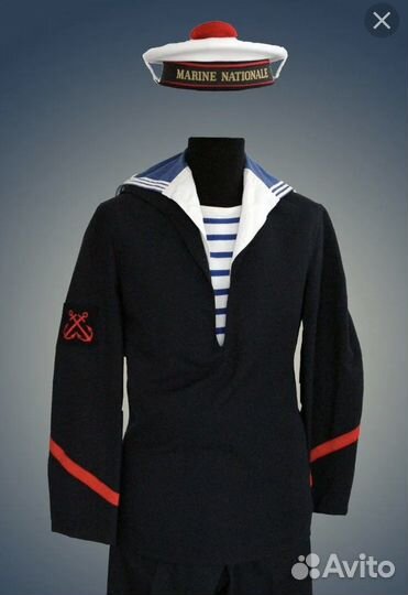 Винтажная парадная морская форма Франции