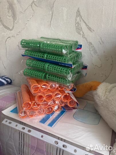 Бигуди пластмассовые