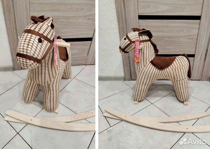 Игрушка качалка Новая лошадка слонёнок каталка