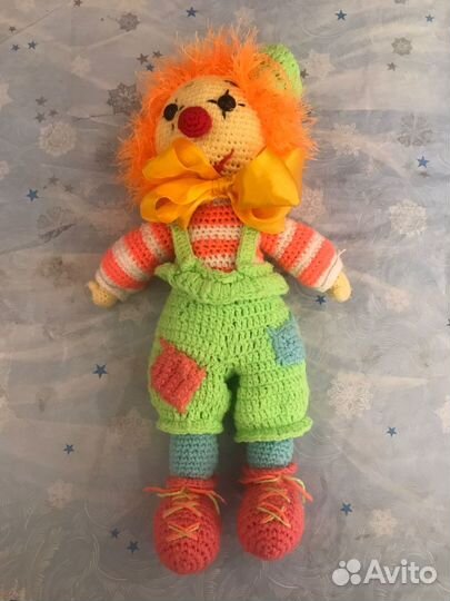 Клоун мягкие игрушки ручной работы